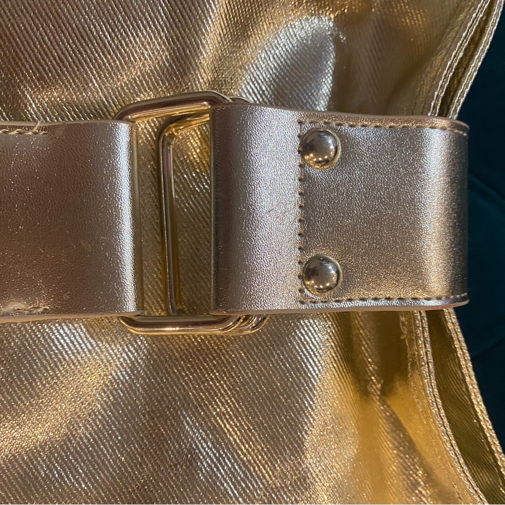 Steve Madden Gold Women's Shoulder Bag - Picture 4 of 7